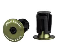 Wolf Tooth Components Olive Alloy Bar End, One Size