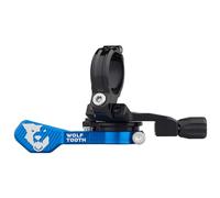 Wolf Tooth Components Remote Pro Handlebar Clamp - Blue, 22.2mm