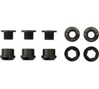 Wolf Tooth Chainring Screw Set 5 Units Silver 6 mm 6 mm Black