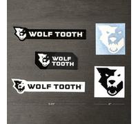 Wolf Tooth Decal - 5 Pack - Black / 5 x Decals