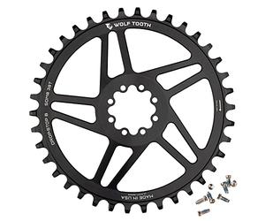 Wolf Tooth: Direct Mount Chain for SRAM Cranks 44t 8 Bolt - Black - 44t