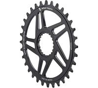 Wolf Tooth: DM Chainring for Shimano Crank for 12 spd HG Chain 32t Boost - Black - 32t Boost Shimano 12 spd