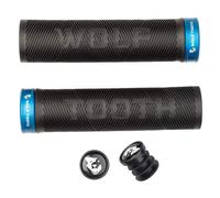 Wolf Tooth | Lock-On Echo Grip Black Grip with Black Collar | Bike Accessories Custom Parts Precision Engineered