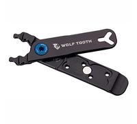 Wolf Tooth - Master Link Pliers | Bike Multi Tool with Tyre Levers, Valve Core Remover | Chain Pliers 9/10/11/12 Speed Bicycle Repair - Blue