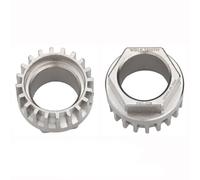 Wolf Tooth Pack Wrench Cinch and ISIS Spline Wrench Insert - Silver / Bottom Bracket Tools