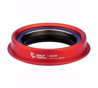 Wolf Tooth Performance ZS56/40 Lower Headset Red | Lightweight Aluminium Headset Stainless Steel Bearings Wide Colour Range