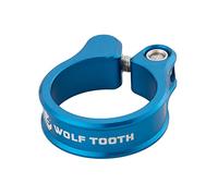 Wolf Tooth Seat Post clamp, Precision machined | Lightweight, Blue
