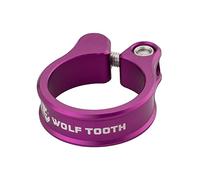 Wolf Tooth Cnc Bolt Saddle Clamp Silver 34.9 mm