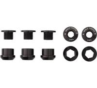 Wolf Tooth Set of 5 Chainring Bolts+Nuts for Single-Ring (1X) Drivetrains
