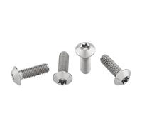 Wolf Tooth Titanium Bottle Cage Bolts Low Profile Silver