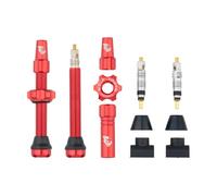 Wolf Tooth Tubeless Valve Stems - Red / 44mm