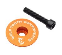 Wolf Tooth Ultralight Stem Cap and Bolt - Orange