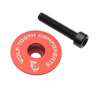 Wolf Tooth Ultralight 0 Mm Stem Cap Red