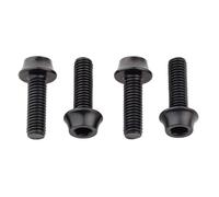Wolf Tooth Water Bottle Cage Bolts 4 Pack Black