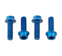 Wolf Tooth Water Bottle Cage Bolts 4 Pack Blue