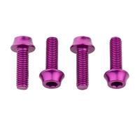 Wolf Tooth Water Bottle Cage Bolts 4 Pack Purple