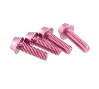 Wolf Tooth | Water Bottle Cage Bolts | Pink | Bike Accessories Custom Parts Precision Engineered