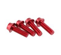 Wolf Tooth | Water Bottle Cage Bolts | Red | Bike Accessories Custom Parts Precision Engineered
