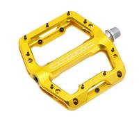 Wolf Tooth Waveform Performance Gold Flat Pedal for Mountain Bikes
