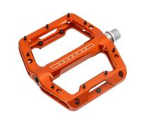 Wolf Tooth Waveform Performance Orange Flat Pedal for Mountain Bikes