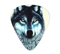 wolf under moon Patterned guitar picks - (thin/medium/thick) free to choose, suitable for all kinds of string instruments,