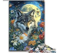 Wolf Under The Moon 2000 Pieces Jigsaw Puzzle for Adults& Teens, Perfect for Game Nights, Colorful Toy for Home Gift (70x100cm)