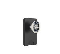 Wolf Under the Moon with Forest and Mountain Landscape PopSockets PopWallet for MagSafe