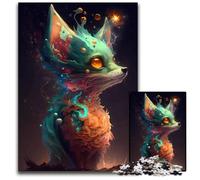 Wolf Unreal JigsawPuzzle 1000 Pieces for Adults Puzzles for Adults for Mother'S Day Birthdays Christmas 1000 PCS(38x26cm)