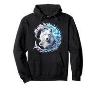 Wolf Viking Moon Valhalla North Myths Celtic Symbols Pullover Hoodie