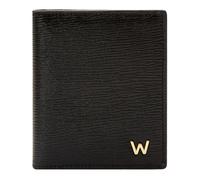 Wolf W Collection Leather Black ID Card Case - Black WFF-007