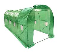 Wolf Walk-In Polytunnel Greenhouse, 4M X 2M X 2M, Garden & Allotment Growing Space