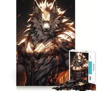 Wolf Warrior Adults 1000 Piece Jigsaw Puzzle Recall Fun Play Premium Laser Cut Quality Quiet Time Mind Exercise at Home (38x52cm)