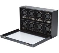 WOLF Watch Winder British Racing Black 8pc WLF-375