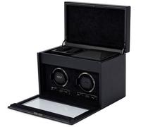 WOLF Watch Winder British Racing Black Double Storage