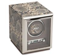 WOLF Watch Winder Exotic Single Tan - Black WLF-013