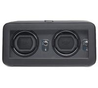 Wolf Watch Winder Windsor Double With Cover Black - Black WLF-032