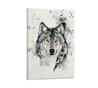 Wolf WatercolorWhether It's The Living Room Background Wall Study Or Bedroom This Poster Can Instantly Become The Visual Focus Perfectly Integrating Into Various Home Styles And Showcasing Your Unique