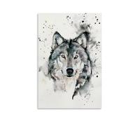 Wolf WatercolorWhether It's The Living Room Background Wall Study Or Bedroom This Poster Can Instantly Become The Visual Focus Perfectly Integrating Into Various Home Styles And Showcasing Your Unique