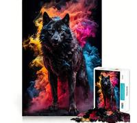 Wolf Werewolf 1000-piece Jigsaw Puzzles Brain Fun Training Seamless Fit Precise Pieces Fascinating Hobby for Idle Moments (38x52cm)