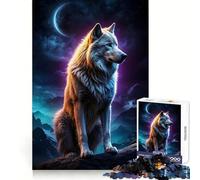 Wolf Werewolf 1000 Piece Jigsaw Puzzles for Adults Jigsaw Boost Memory Peaceful Recreation Quality Cut Memorable Gift (50x75cm)
