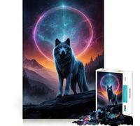 Wolf Werewolf 1000 Piece Puzzle For Adults Problem Solving Toy Professional Grade Cutting Relaxing Indoor Group Activity (38x52cm)