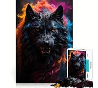 Wolf Werewolf 1000 Piece Teenager Puzzles Cognitive Boost Fun Tight Lock No Loose Pieces Engaging Way to Pass Free Hours (38x26cm)