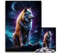 Wolf Werewolf 1000 Pieces Puzzles for Adults Difficult Puzzles for Adults Perfect for Family Fun on Christmas Thanksgiving Birthdays & Easter 1000 PCS(75x50cm)