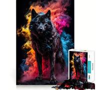 Wolf Werewolf Adult Jigsaw1000 Pieces Memory Skill Fun Stable Fit No Shifting Parts Compact Fun for Family Game Time (50x75cm)