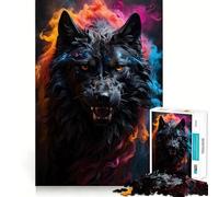Wolf Werewolf Adults 1000 Piece Jigsaw Puzzle Recall Fun Play Premium Laser Cut Quality Quiet Time Mind Exercise at Home (38x52cm)