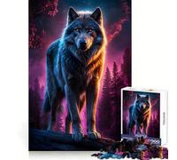 Wolf Werewolf Jigsaws 1000 Pieces for Adults Mind Clarity Mind Calming Fun Fine Edges Perfect Present (50x75cm)