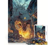 Wolf Werewolf Monster in Ruined Town for Adults 1000 Piece Jigsaw Puzzle Sharp Mind Calm Downtime Crisp Cut Memorable Gift (50x75cm)