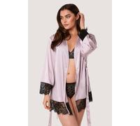 Wolf & Whistle Alaia Mink Caged Kimono - Pink - 10