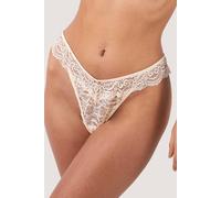 Wolf & Whistle Ariana Vanilla Lace Thong - White - 16
