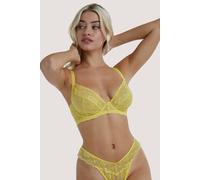 Wolf & Whistle Women's Ariana Yellow Everyday 'Plunge Bra' | Size: 36A Wolf & Whistle Yellow 36A